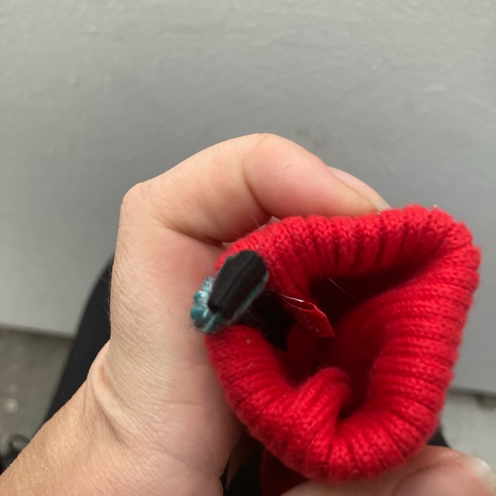 Golla branded red stretchy pouch for phone - Picture 2 of 3